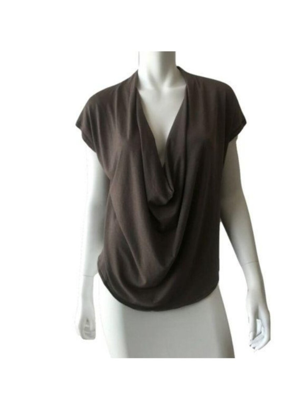 Free People Draped Brown Top